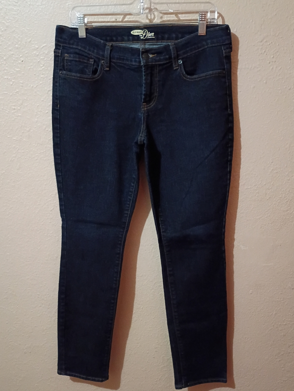 Old Navy Size 8Short The Diva Skinny Jeans in Dark Indigo Wash